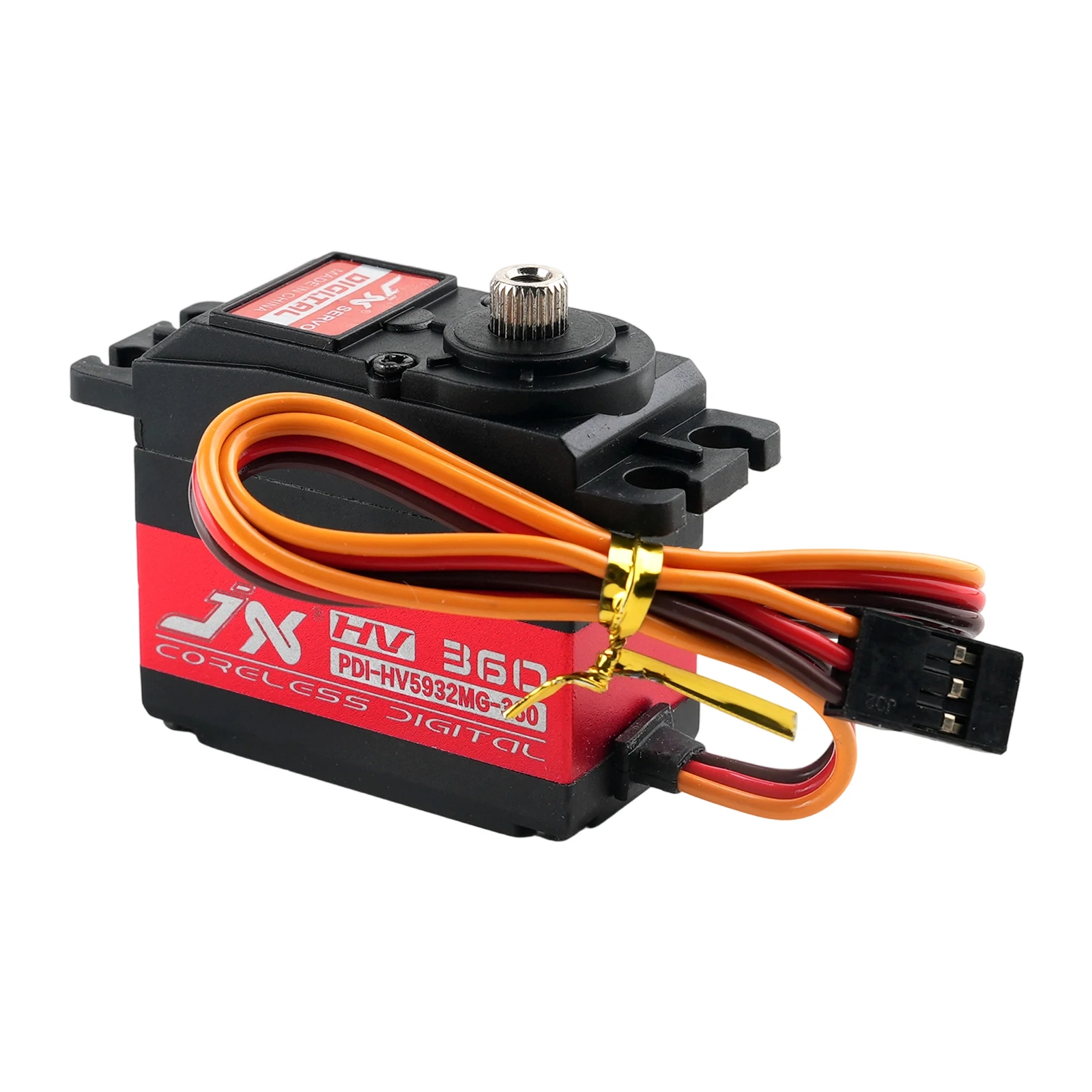 

PDI HV5932MG 30KG Digital Servo HV Coreless High Torque Metal Gear 180 360 Degree Motor for RC Crawler Car Airplane Robot