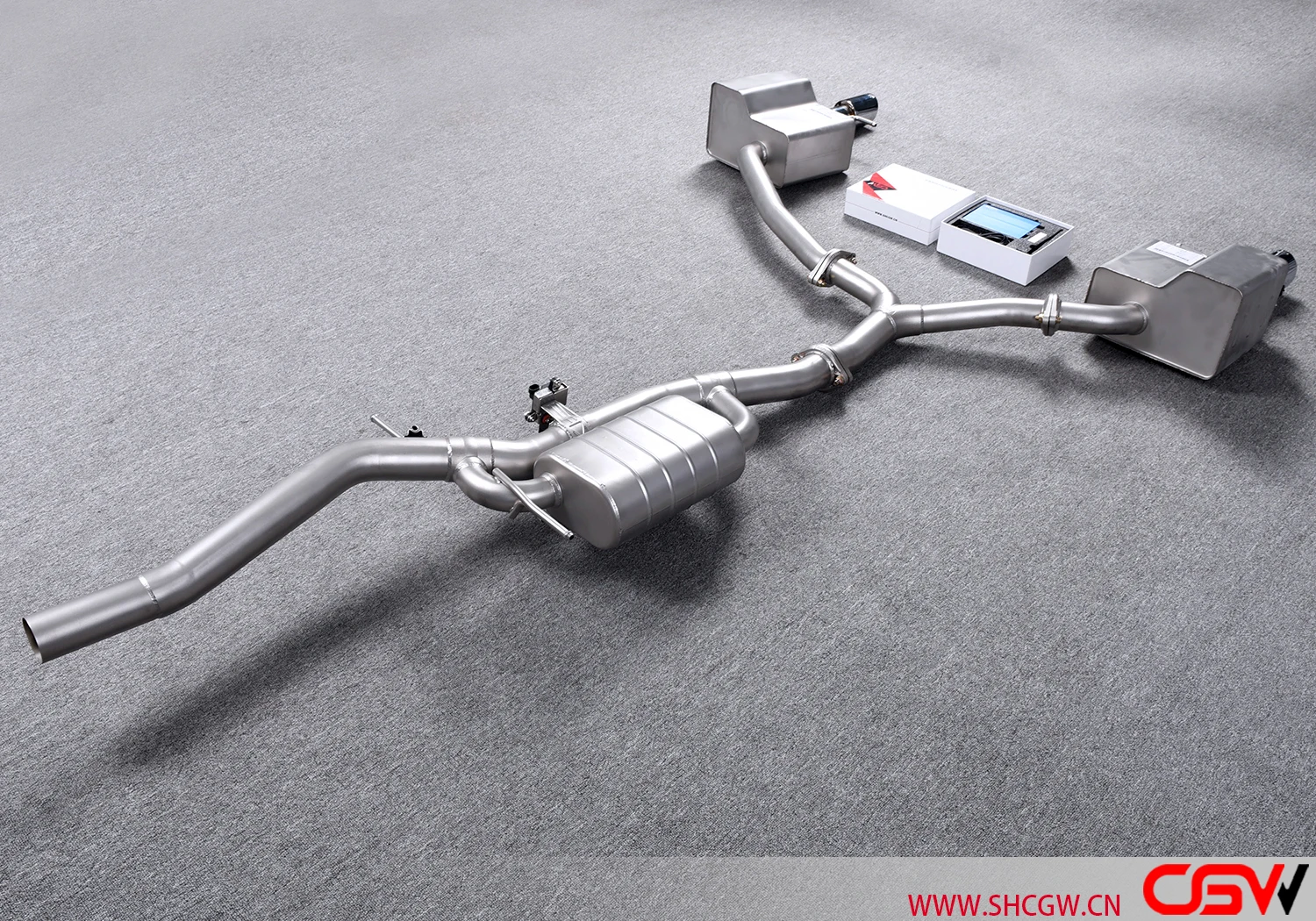 Original Part Factory Directly Sale Three Valve Muffler Single Downpipe Catback Car Exhaust for  A6 C7 2.0T(2011-2018)