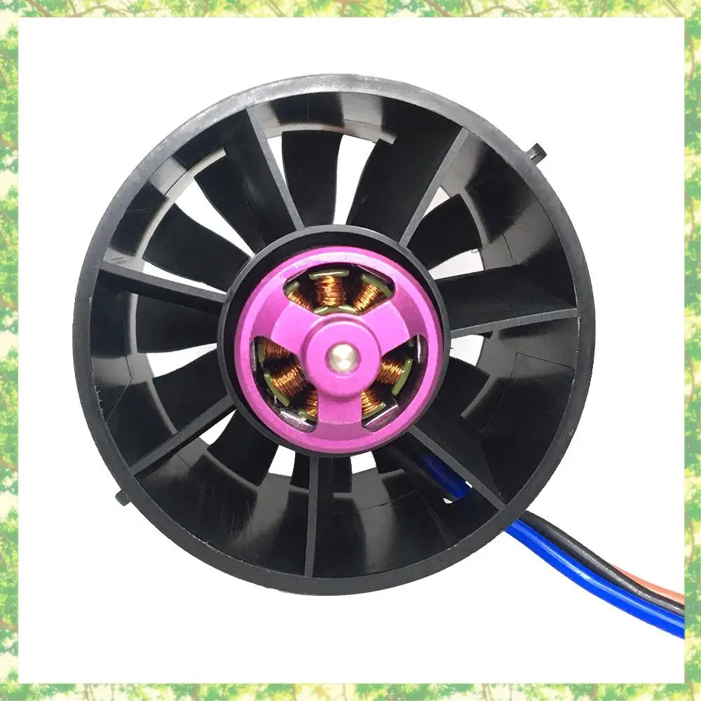 

T84C-EDF 70Mm 2300KV 6S 12 Blades RC Fan Propeller With Brushless Motor For RC JET Airplane Drone Model Spare Parts
