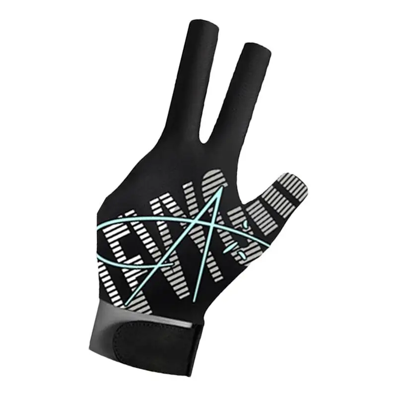 Billiards Pool Cue Gloves Unisex Sport Billiards Three Finger Gloves Half-Finger Design Sports Accessories For Both Male And