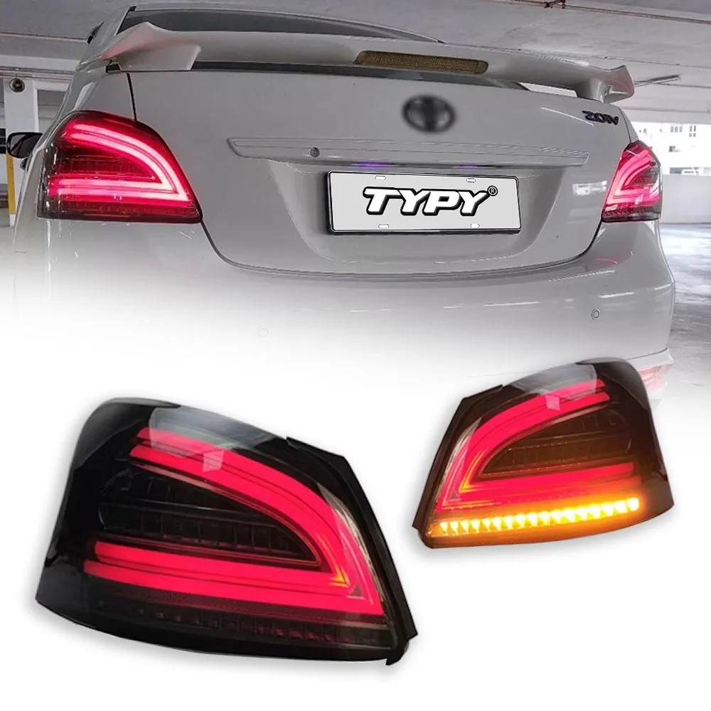 Car Tail Lights For Toyota Vios 2008-2013 LED Car Tail Lamps Daytime Running Lights Dynamic Plug And Play Car Accessories