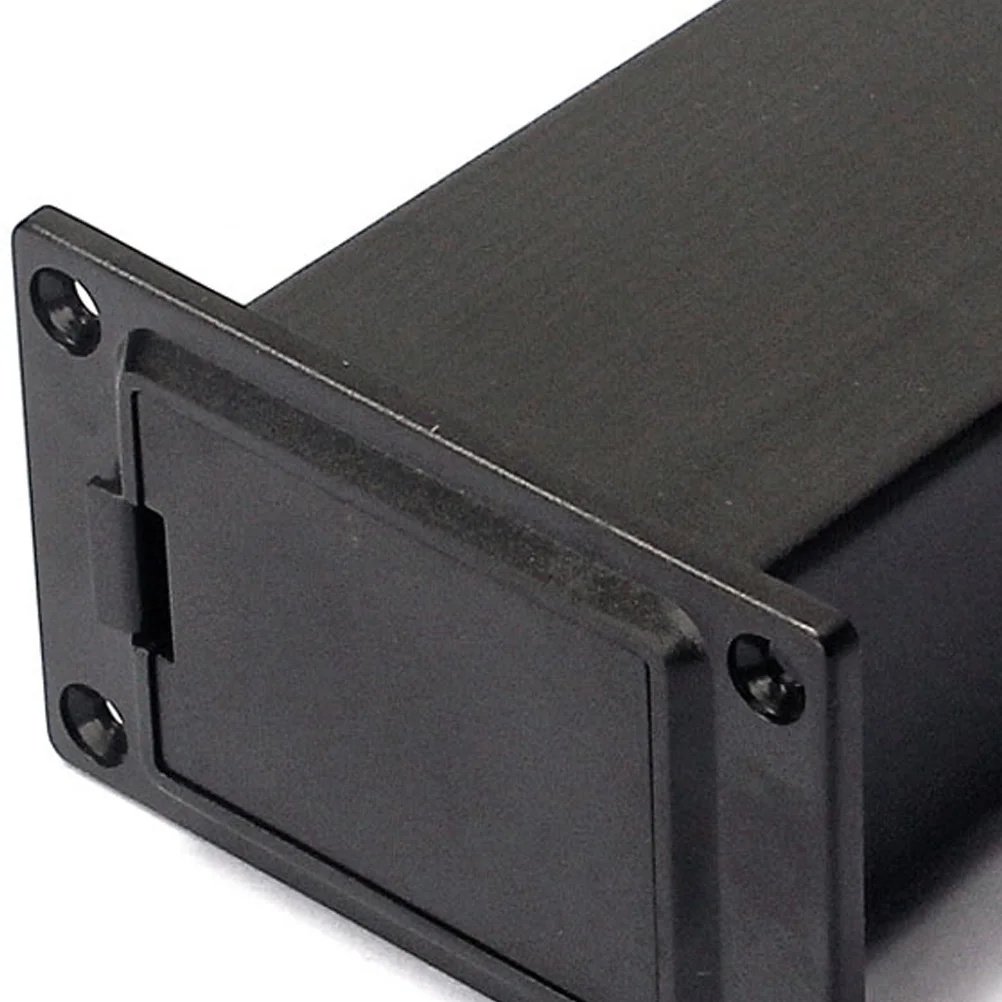 

4pcs Guitar Pickup Box 9V Replacement For Electric Bass Plastic Drawer Design Holder Case Compatible With Active Pickup