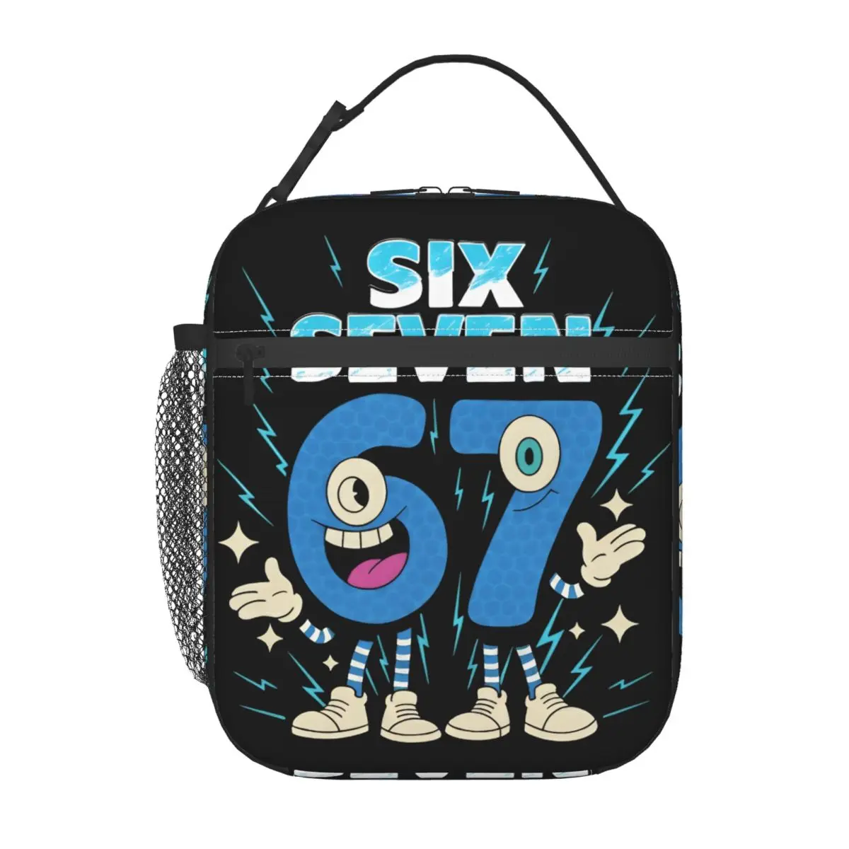

Lunch Box 67 Six Seven 6-7 Funny Italian Brainrot Product Lunch Food Box Ins Style Cooler Thermal Bento Box For School