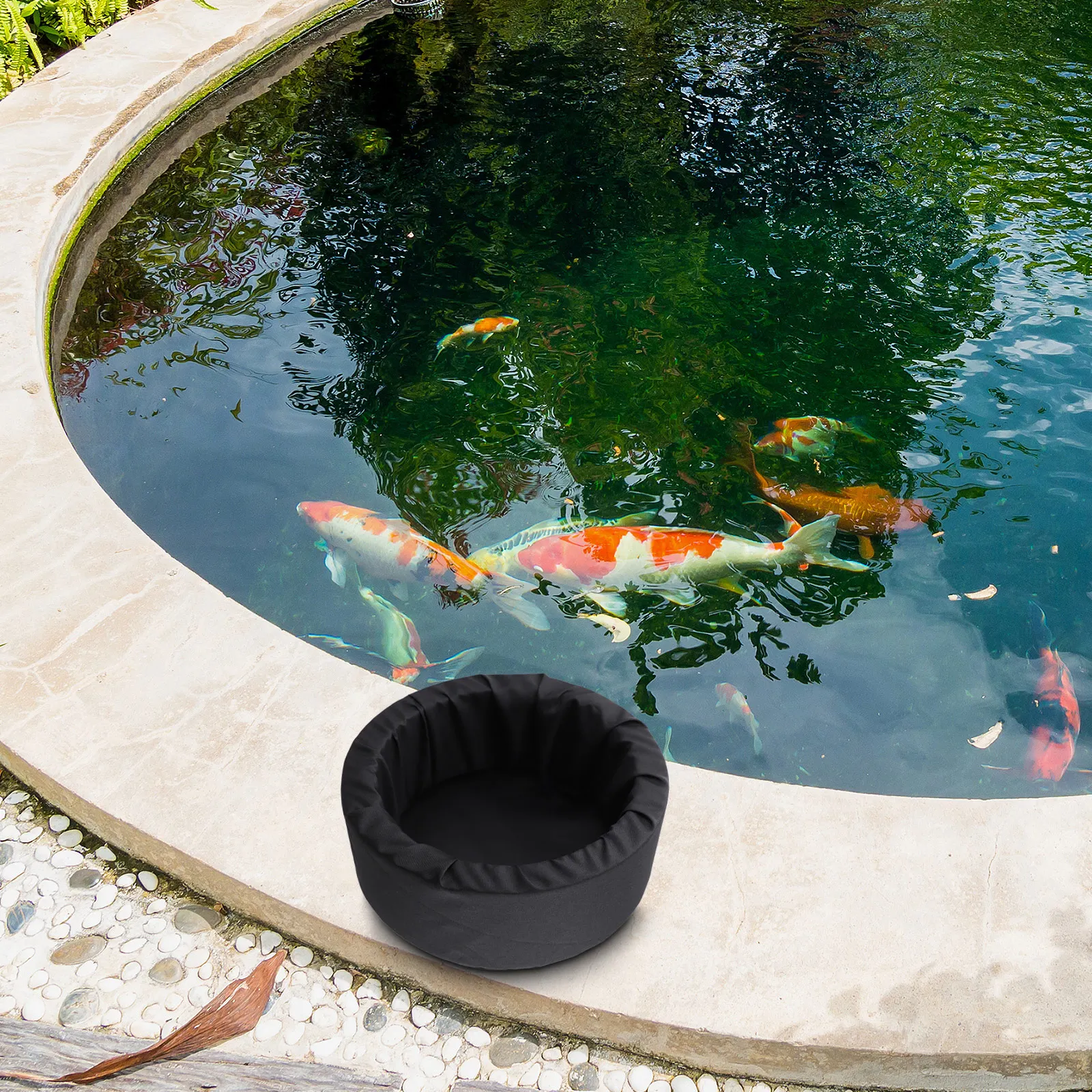 

Декоративные горшки для пруда, кашпо для водных растений, укрытия для рыб, внутренний диаметр 14 см, высота 8 см, толщина 2 см, тонкая ткань.