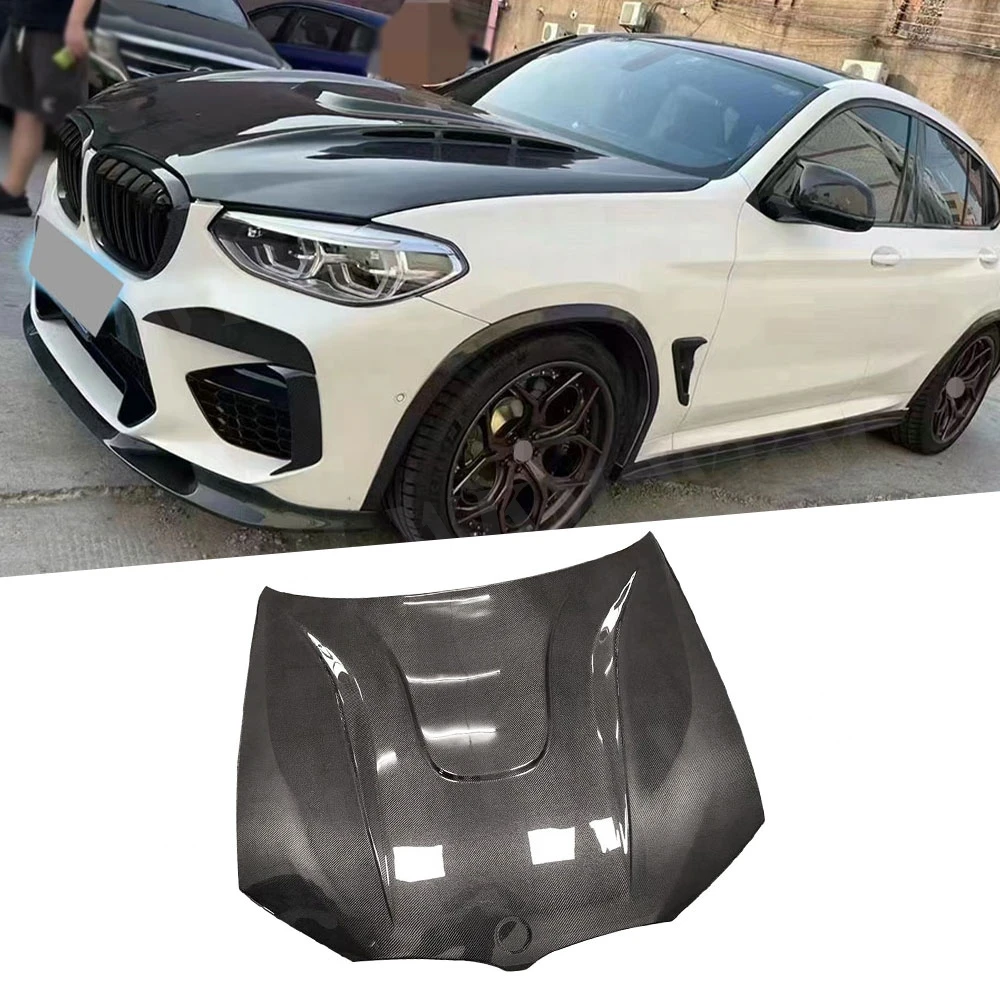 

Carbon Fiber Engine Bonnet Front Engine Hood Cover Bonnet Cap Car Accessories FRP For BMW X3 G01 X4 G02 F97 X3M F98 X4M 2019+