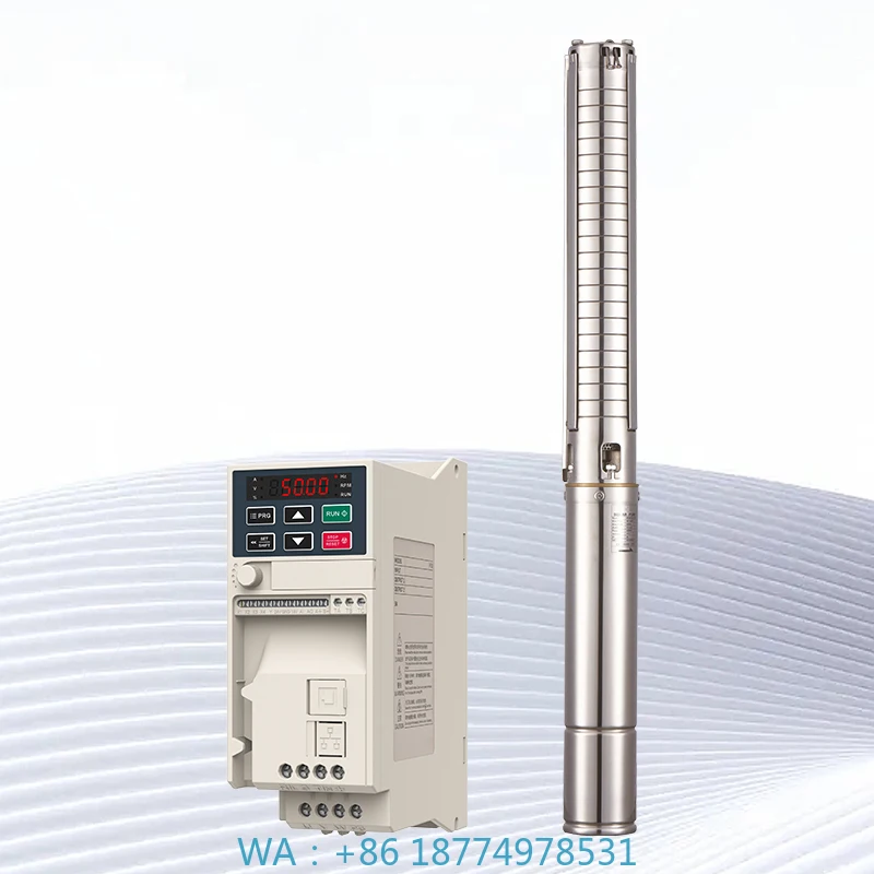 

Pump for Orchard Irrigation in Cambodia 3 Horsepower Ac Dc Hybrid Solar Pump Set with 10m3/h Flow Submersible Solar