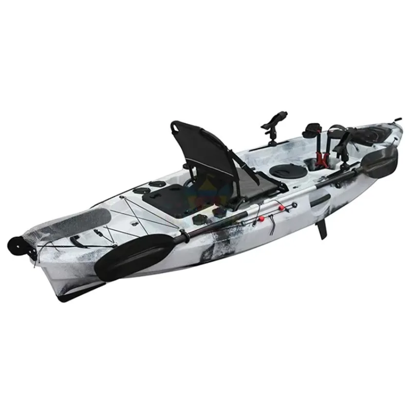 Modular Fishing Kayaks with Foot Rests, Canoes, Rotationally Molded Kayaks, Plastic Boats