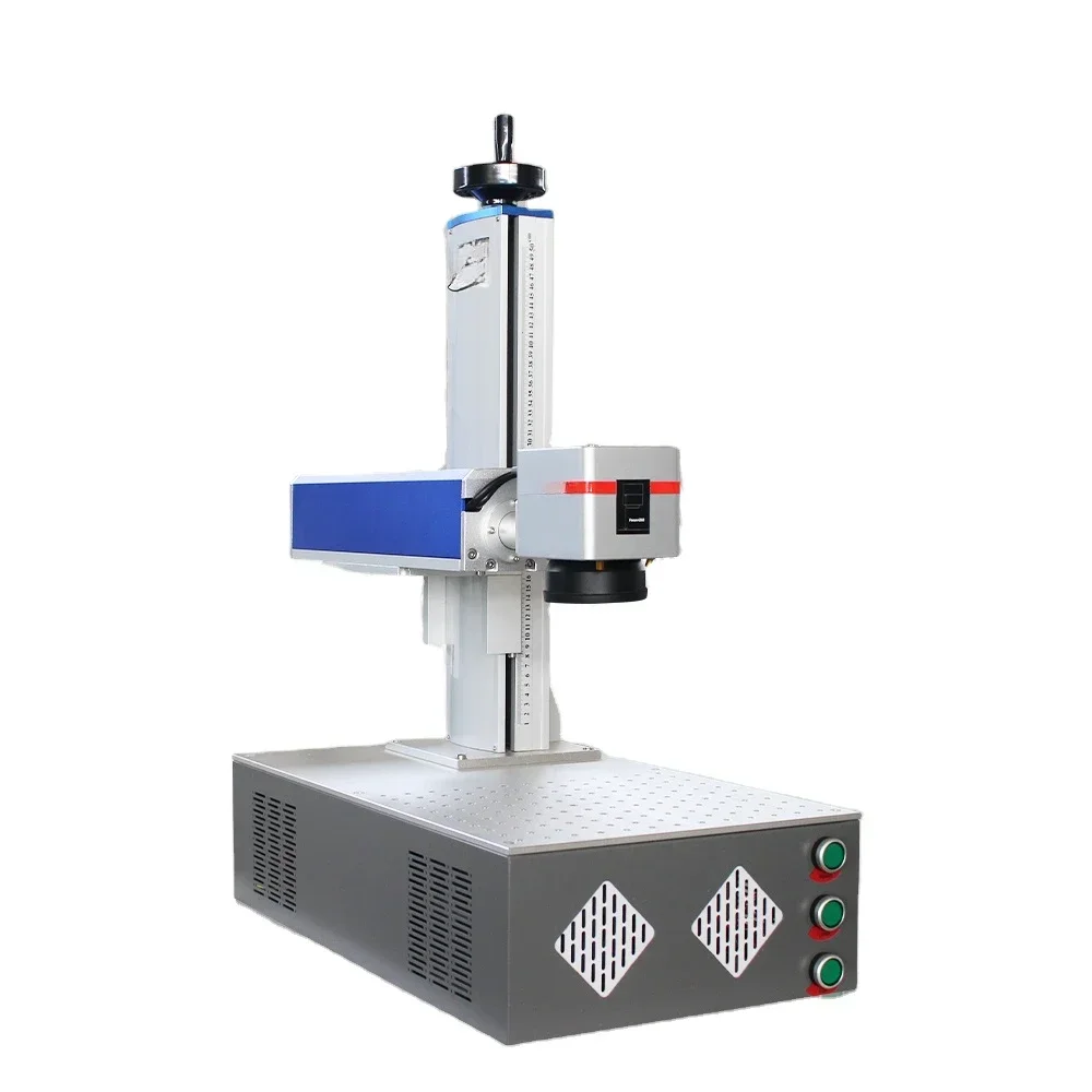 Fiber optic color laser marking machine is suitable for mechanical repair shops, printing shops, and advertising companies