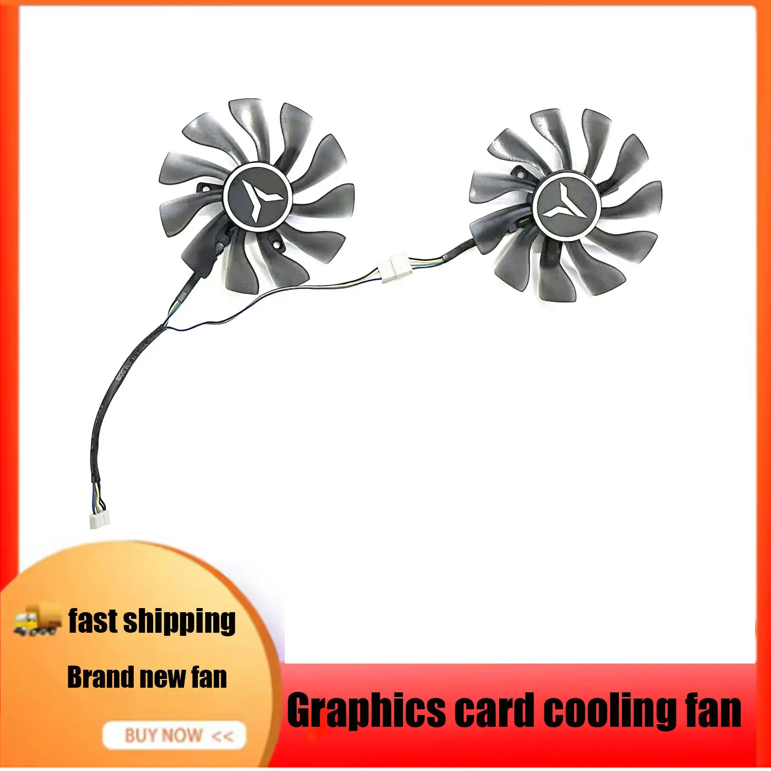 85MM 4PIN GA92S2U RTX 2060 GPU fan suitable for Yeston GTX1660 1660ti 160S RTX2060 Earth God graphics card cooling