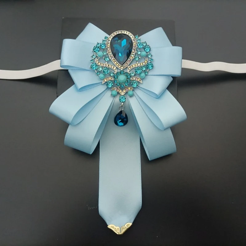 

Original Design Rhinestone Bow Tie Wedding Bowtie for Men's Business Banquet Men Suits Shirt Accessories Handmade Jewelry Gift