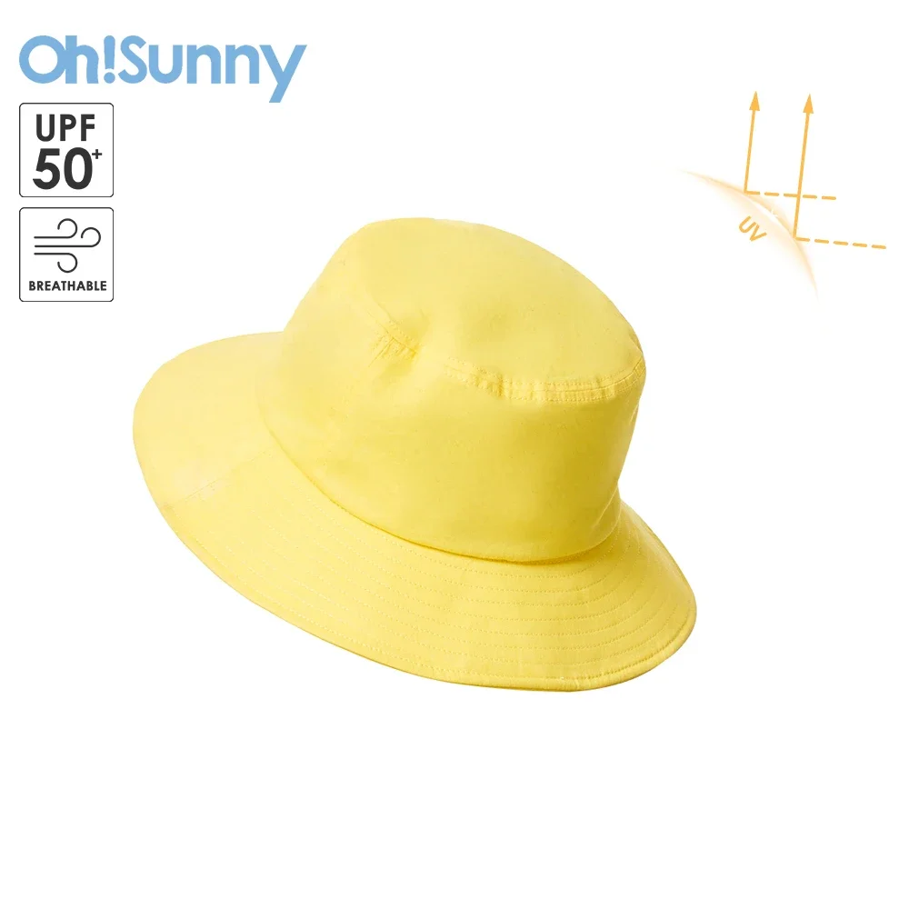 

OhSunny Women Bucket Hat Foldable Big Wide Brim UV Protection UPF50+ Fashion Sunhats Beach Outdoor Fishing Hiking Visor Caps