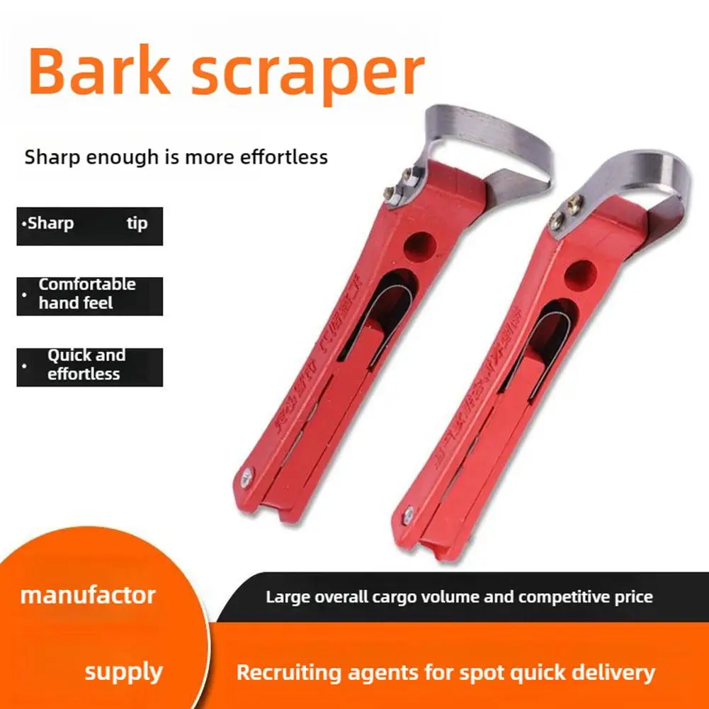Fruit Tree Rot Scraping Bark Knife Multifunctional Peel Knife Gardening Tools Ring Cutting U-shaped Grafting Blade