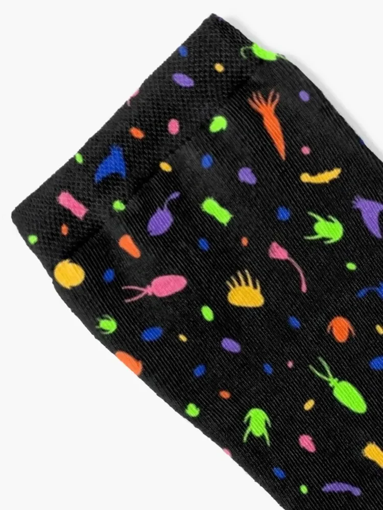 Cambrian Creature Confetti Pattern Socks shoes floor hockey christmas gift Men's Socks Women's