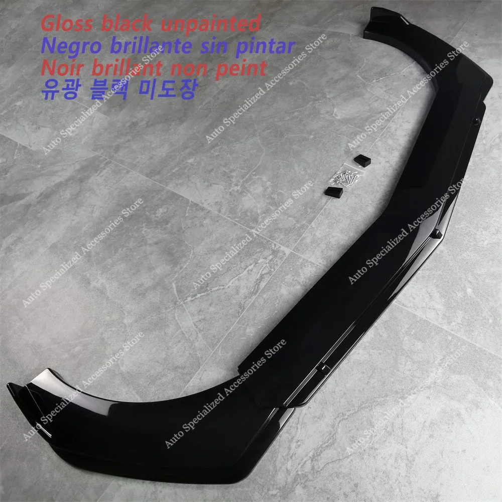 메르세데스 W211 S211 프론트 범퍼 립 스포일러 스플리터 디퓨저 E63 E500 E420 E350 E280 E200 2006-2009 LCI 바디킷 튜닝용 썸네일 3