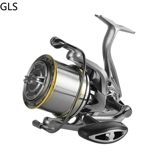 Carretilha de Pesca em Liga de Alumínio Série 8000-14000 com Bobina 17+1BB 4.8:1 Carretilha de Baitcasting Durável para Lançamento Longo