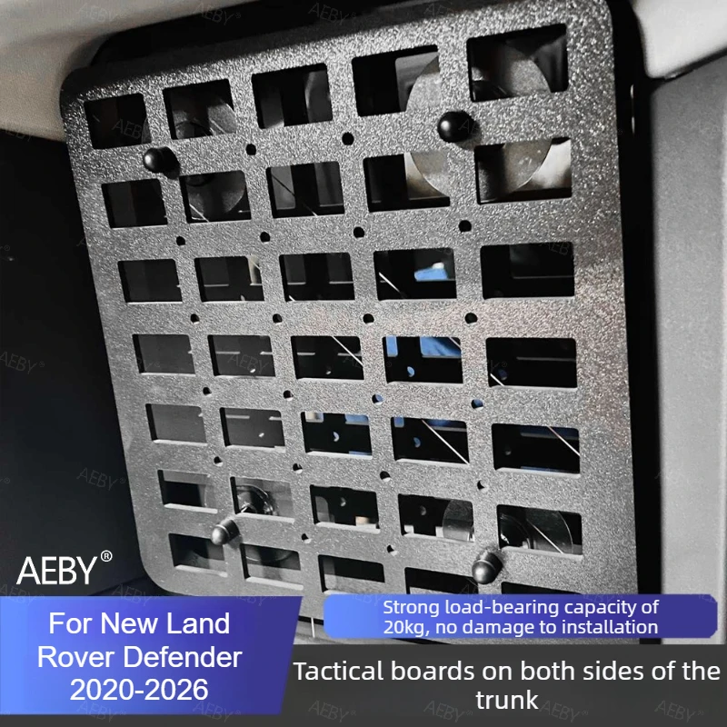 For New Land Rover Defender 2020-2026 Rear window luggage rack Rear window storage panel of trunk Mount storage board interior