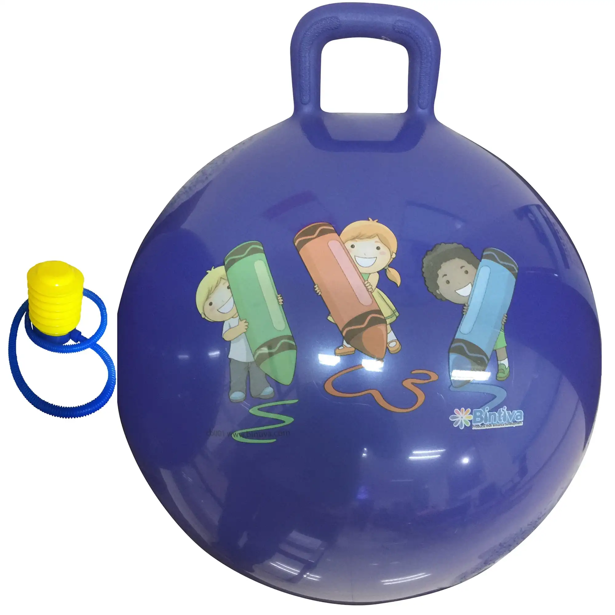 

Bintiva Hippity Hop 18 Pulgadas Bola De Salto Con Bomba De Pie