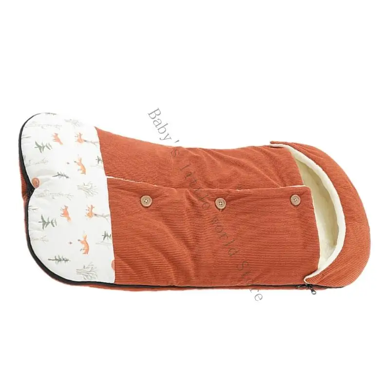 واقي القدم لعربات الأطفال، مقعد السيارة، قابل للغسل في الغسالة، أساسي للشتاء B2EB