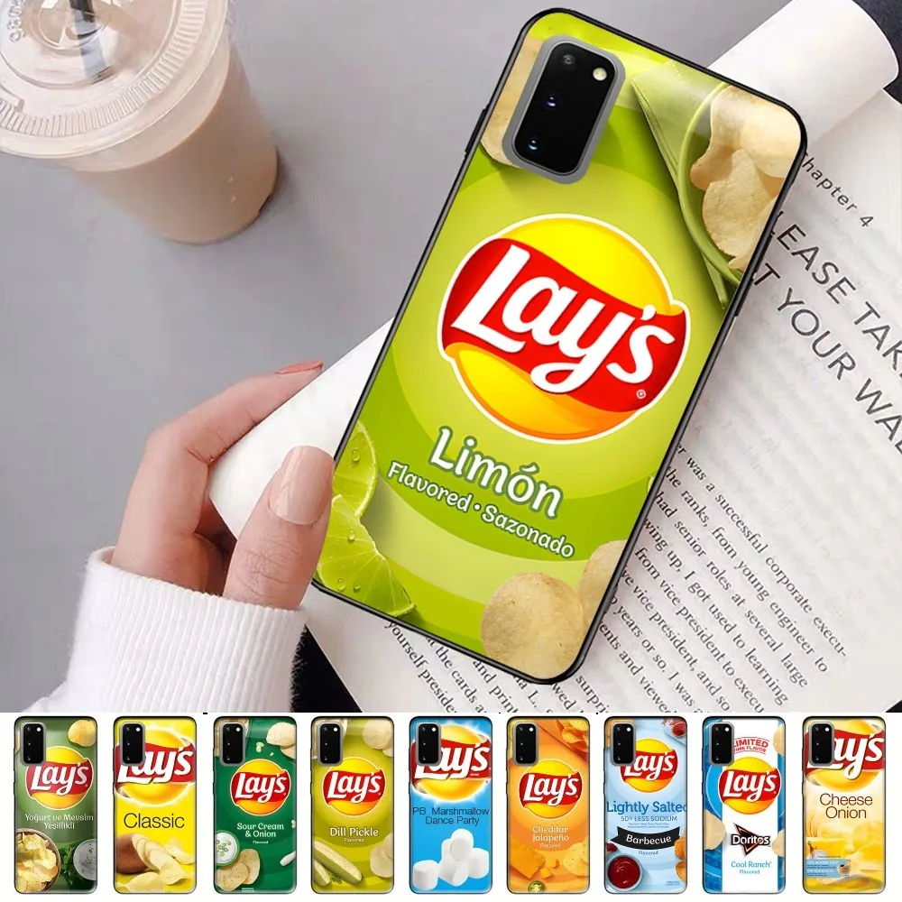 Snack Food Potato L-Lays Phone Case For Samsung S 9 10 20 21 22 23 30 23plus lite Ultra FE S10lite Fundas