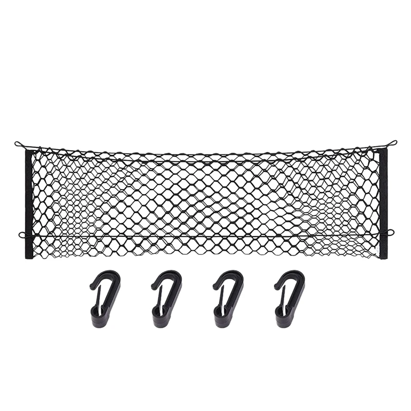 120X40CM Car Trunk Rear Storage Net Truck Car Cargo Net Trunk Luggage Net Suitable For Car SUV Pickup