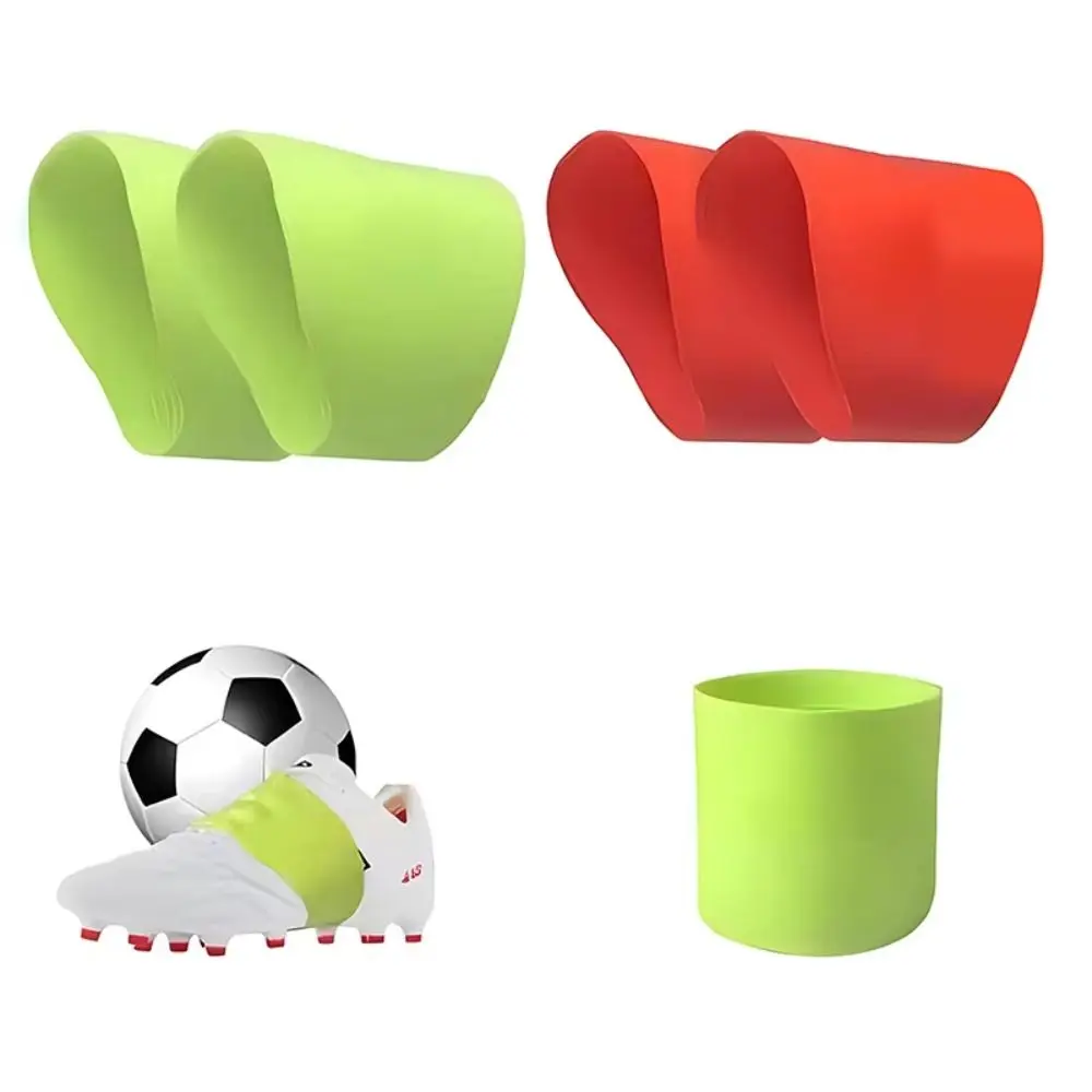 Bandes de dentelle de Football en Silicone, couverture fixe d'entraînement de Football, couverture de lacets, bande de poignée élastique, couverture de taquet de Football