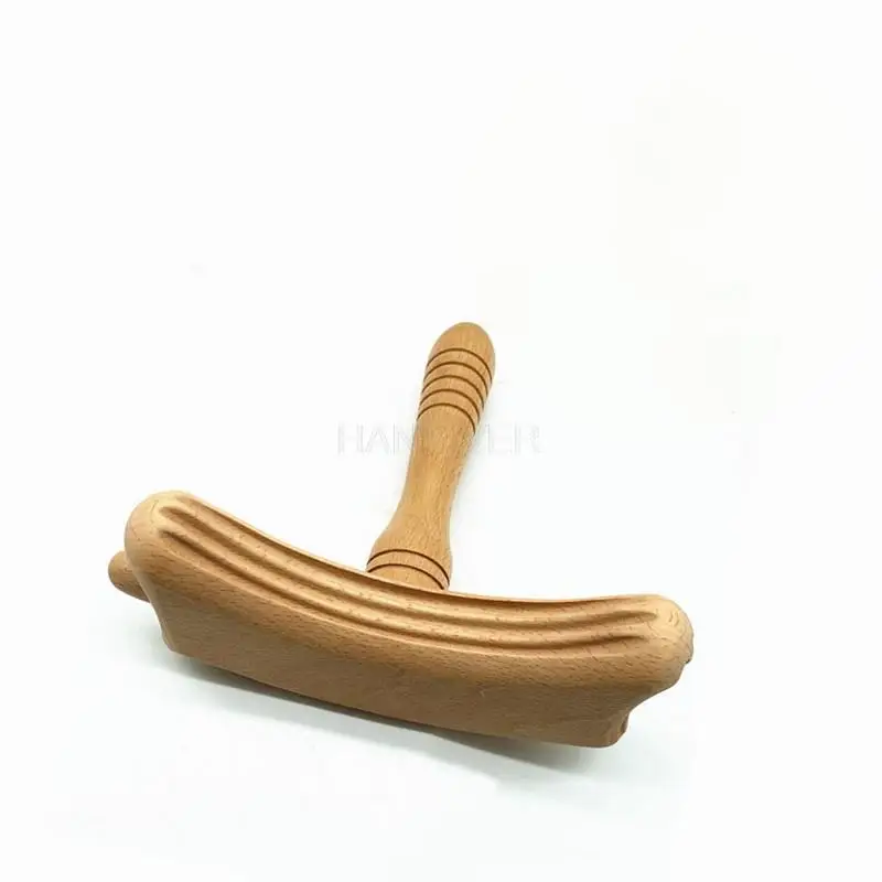 Alat pijat terapi kayu, palu pijat drainase limfatik Gua Sha, pereda nyeri otot Anti selulit titik pemicu