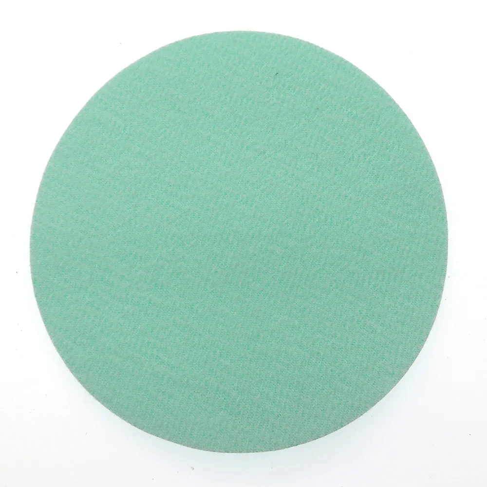 50Pcs 5 Inch 125mm 60 to 2000 Grits Hook and Loop Green PET Flocking Film Sanding Disc Sandpaper For Wood Car Metal Stone