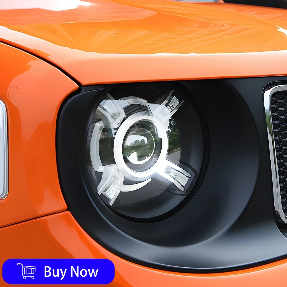 

Автомобильные передние фонари для Jeep Renegade 2016-2021, светодиодные автомобильные фары в сборе, обновление, высококачественный проектор, аксессуары с двумя линзами