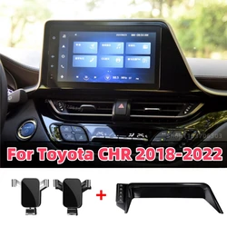 For Toyota CHR 2018 2019 2020 2021 2022 C-HR 8 / 9 inch Car Screen Phone Holder Fixed Navigation Bracket Base Car Accessories