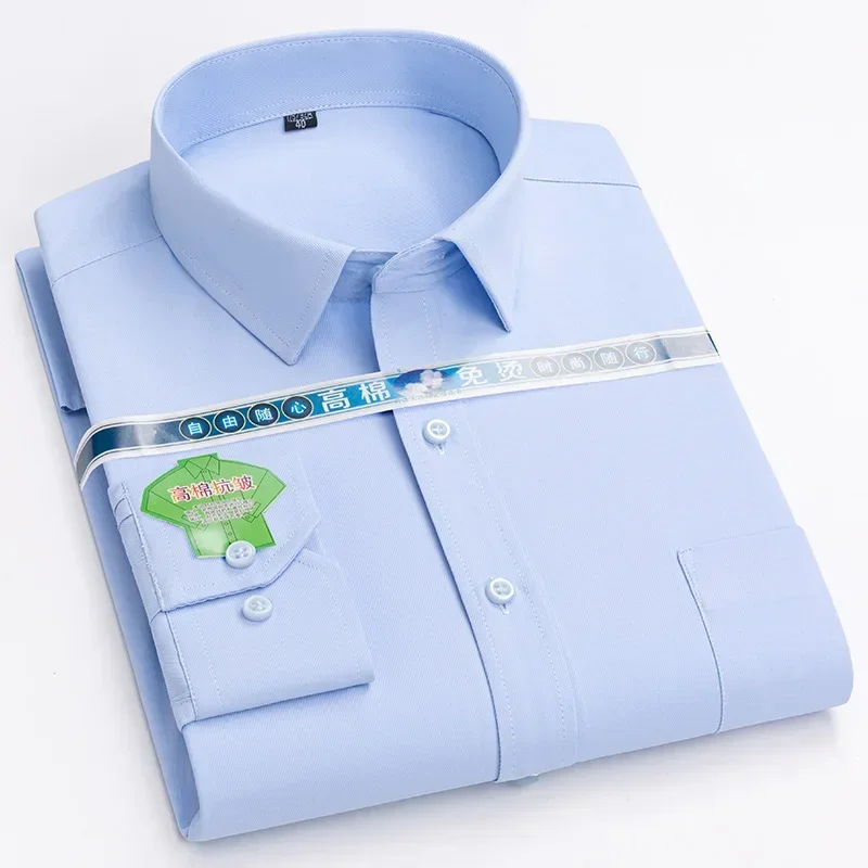 

2023 Long Sleeve Chemise Homme Tops for Men Mens Clothing White Shirt Mens Fashion Clothing Trends