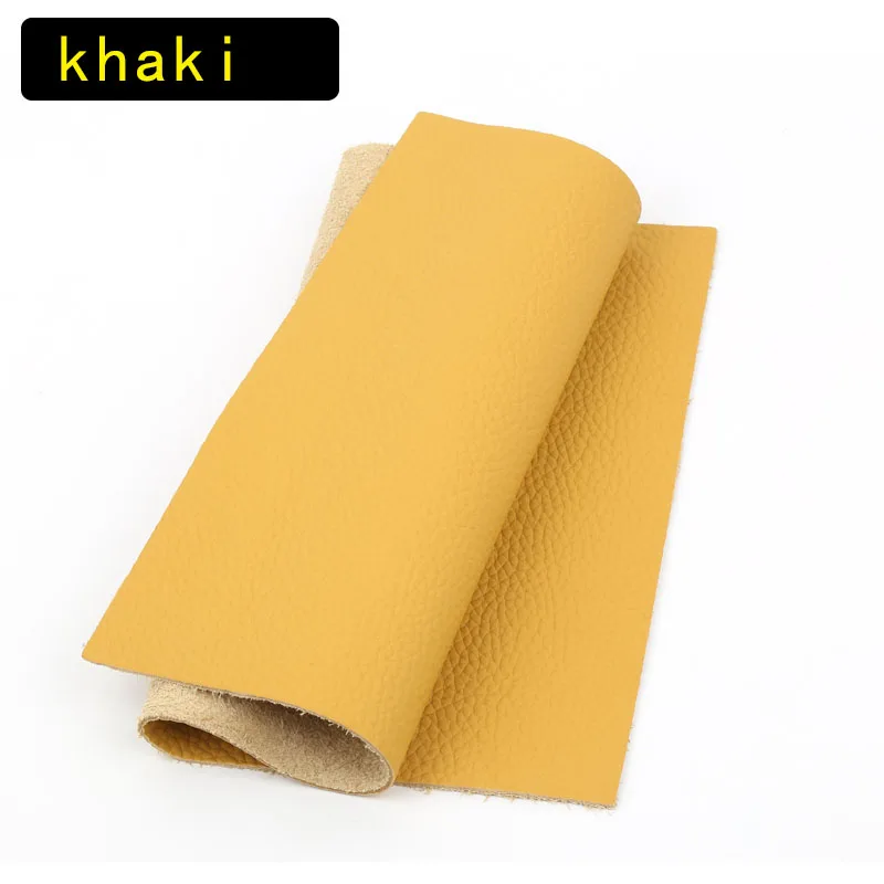 Braunes Rindsleder-Material 1,5mm Farbiges Leder Sitz-Sofa-Kissen Weiches Verpacktes Oberleder Reines Lederstoff – Detail 11