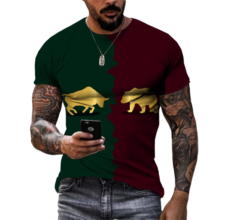 Animal Bull Head Totem Spanish Bullfighting 3D Printed T-shirt For Men Women Tops Casual Fashion Tees Hombre Ropa Trend Tshirt