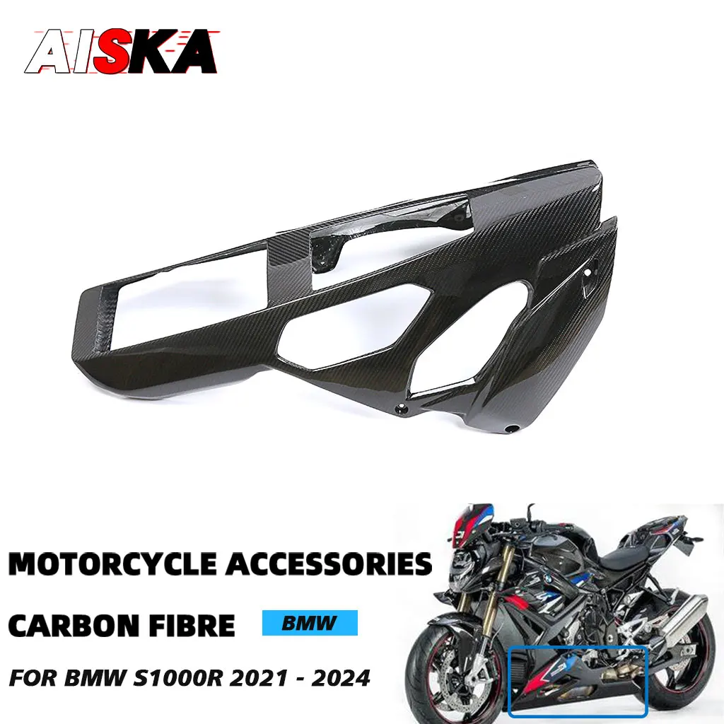 M1000 R Belly Pan Accessories Real Carbon Fiber Lower Bellypan Guard Fairing Kit Cover For BMW S1000R M1000R 2021 2022 2023 2024