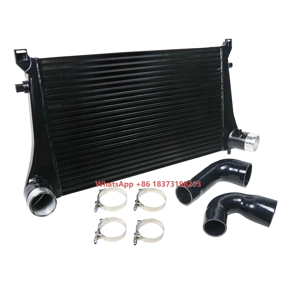 

70mm Competition Tube and Fin Intercooler for VW MK7 GTI Golf R VAG 1.8T 2.0T 8V A3 S3 Aluminum Golf 7 Intercooler Kit