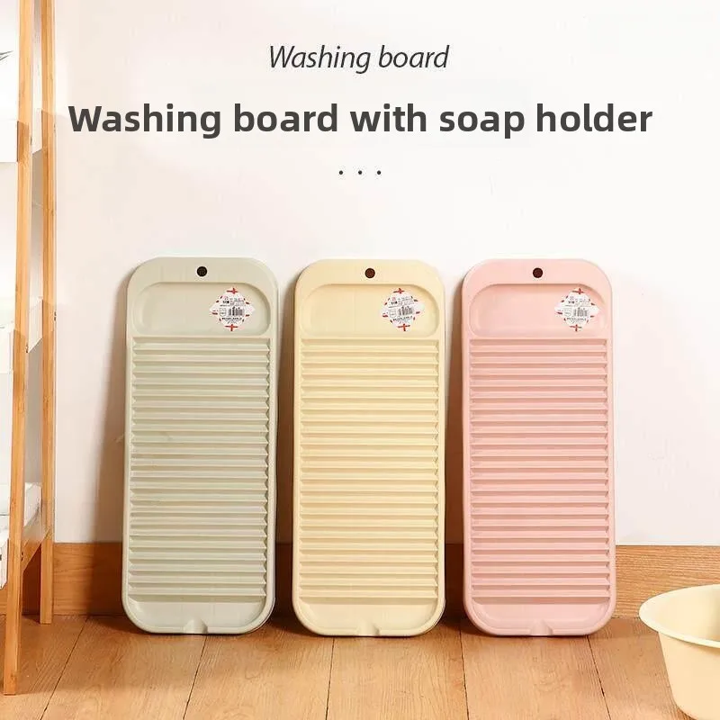 

Home Use Plastic Washing Board Durable for Laundry Baby Small Size Sink Washing Board Efficient Clothes Cleaning Tool