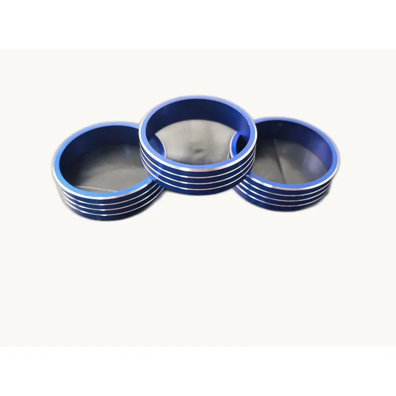 3 قطعة سبائك الألومنيوم ل 2012-2018 ميتسوبيشي ASX أوتلاندر المركزي التيار المتناوب تكييف الهواء مقبض التحكم في الحرارة التبديل غطاء أزرار #3