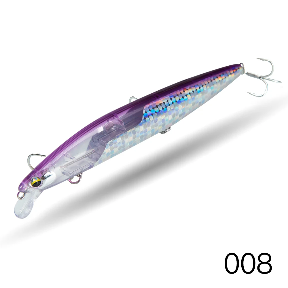 DT Assassin Slider Minnow Angelköder 120 mm 20 g / 145 mm 27 g FLASH Wolframgewicht Slider System schwimmende Köder