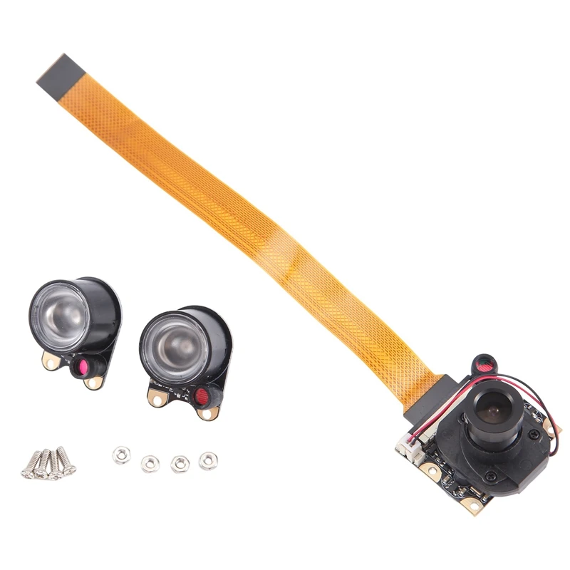 For Raspberry Pi 5/Zero/W/2W Camera Day And Night Vision IR-Cut Adjustable Focus Module, OV5647 5MP 1080P 75° Angle 1 Set