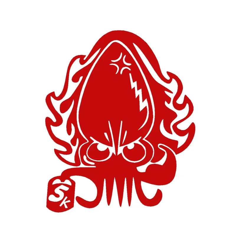 Car Stickers Octopus Squid Reflective Car Window Sticker Waterproof Fishing Box Decor Decals.