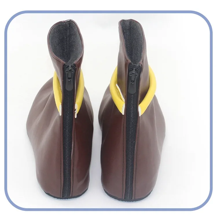 أحذية تشامبا التأثيرية ملحقات الألعاب شانبا كوسبلاي الدعائم PU أحذية من الجلد أحذية حفلات الهالوين مصنوعة حسب الطلب