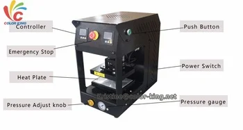 Direct Selling 4.7x 4.7Inch Automatic 20 Ton Heat Press Machine Dual Heating Platen Press Machine
