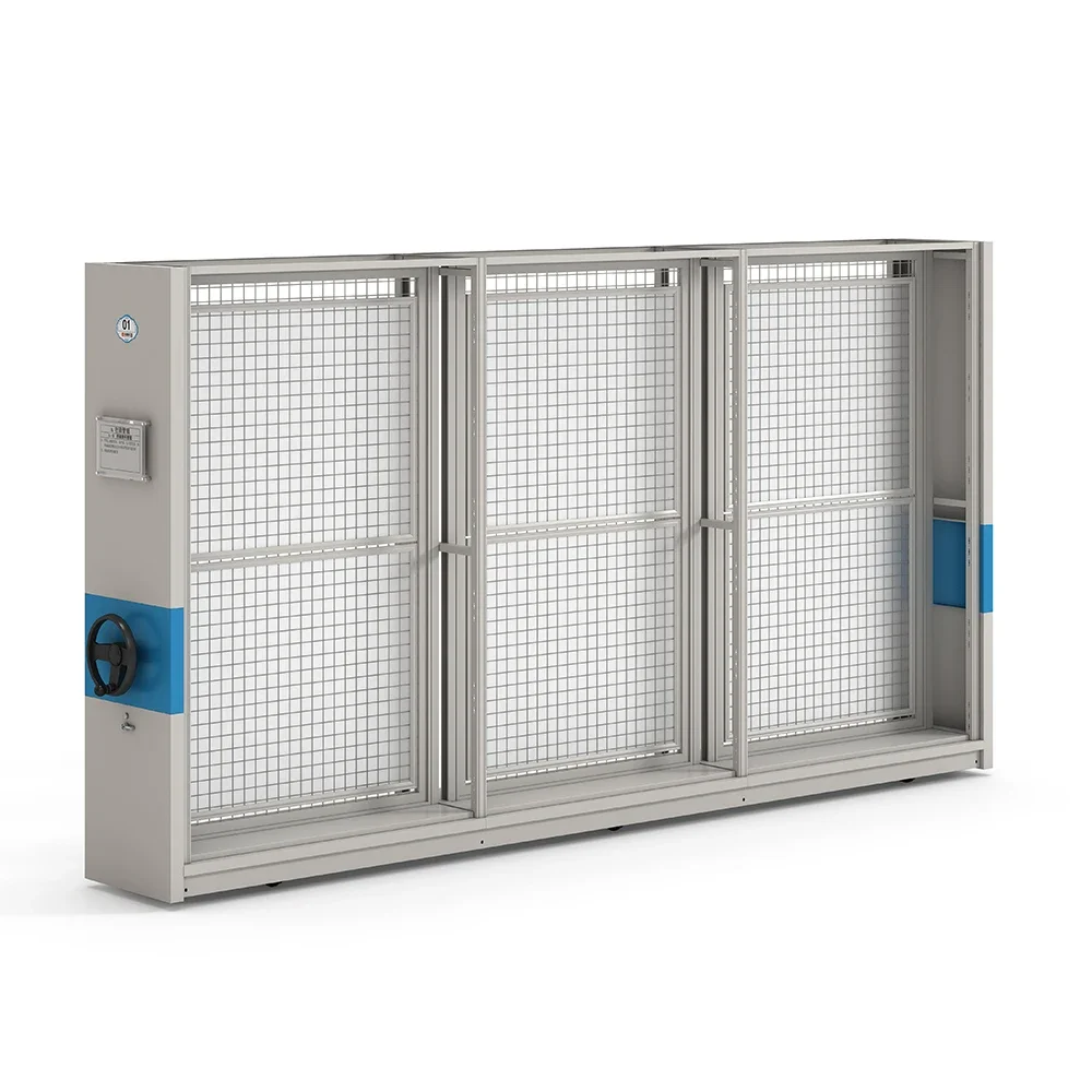 2026 OEM / ODM High Quality Manual Dense Frame Archive Shelf Dense Racks Movable Compact Dense Rack Metal Guangzhou Office Furni