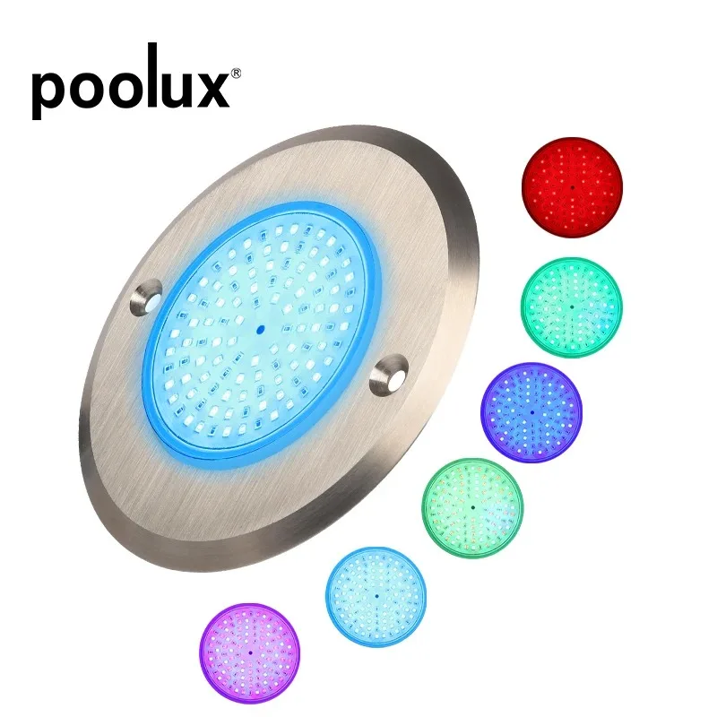 Супертонкий 8 мм, 110 мм, 6 Вт, AC12V RGB, нержавеющая сталь 316, SMD 2835, светодиодное освещение для подводного бассейна