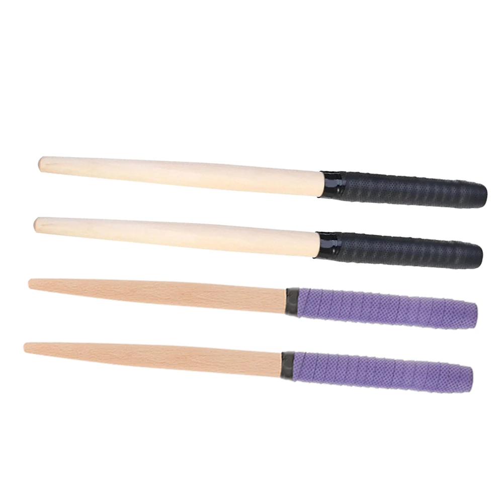 

2 Pairs Rhythm Drumsticks Lightweight Wooden Drumstick Set Percussion Accessories Reusable Drum Sticks Comfortable Grip