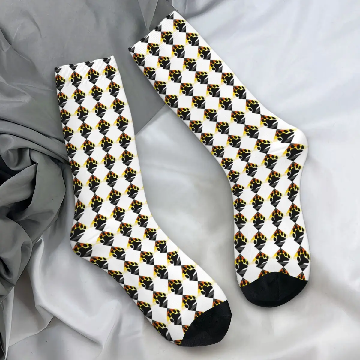 

Гей Медвежья Лапа флаг GLBT носки ЛГБТ повседневные чулки пара мягкие велосипедные носки осенние нескользящие носки с рисунком