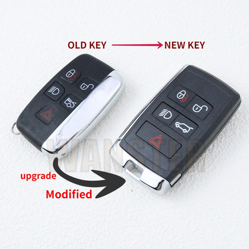 Per Land Rover Evoque Discovery 4 Evoque Jaguar F-Pace F-Type XE XF XJ Freelander modificato Car Key Shell Remote Fob Case Housing