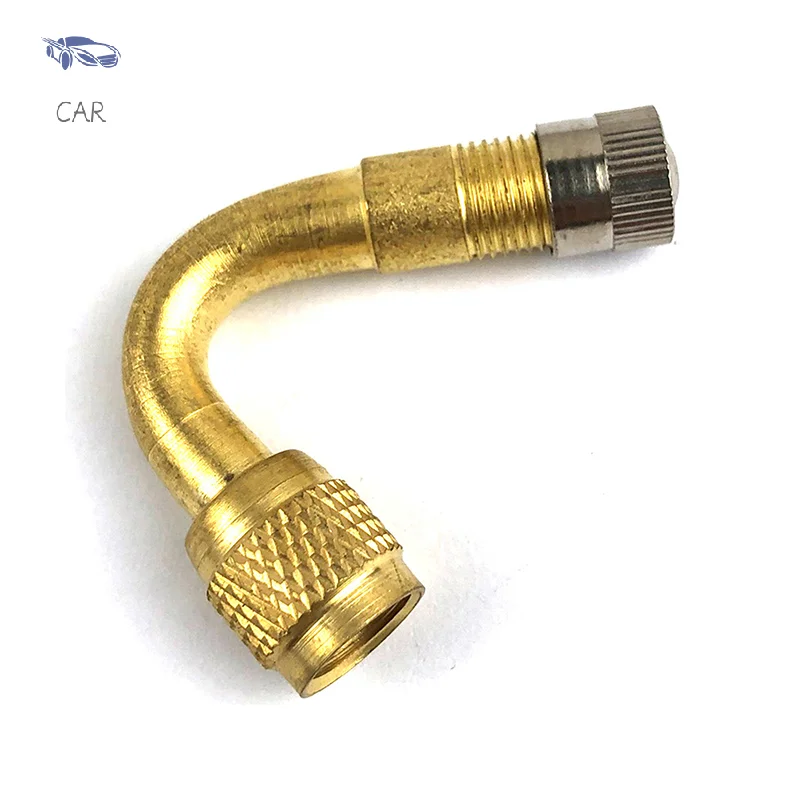 45 90 135 Degree brass Angle Bent Valve Adaptor Tyre Tube Valve Extension Adapter for Truck Car Moto Bike