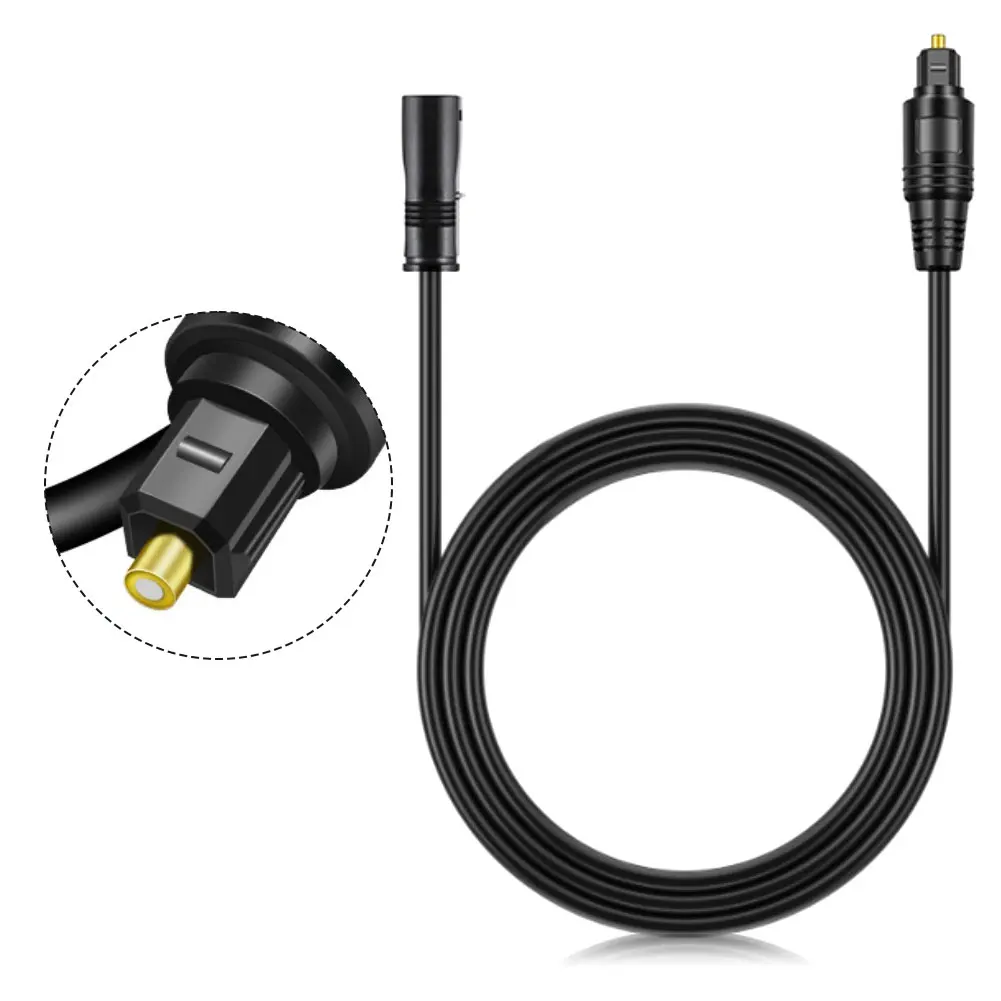 1PCS 50/100m/150/200/300cm Fiber Optic Audio Digital Extension Cable Male To Female For Soundbars/TVs/ For PS4 Power Tool Parts
