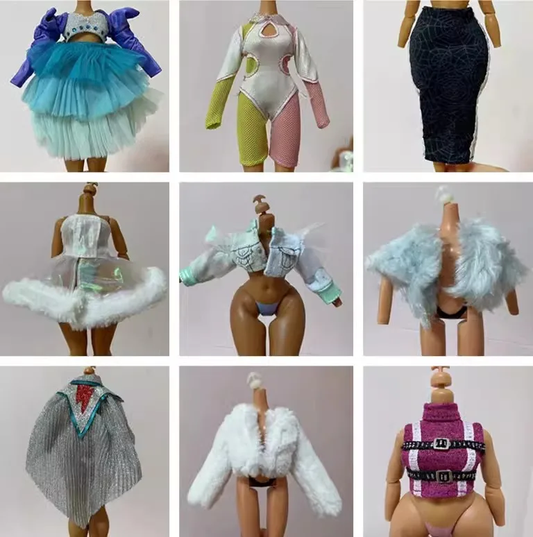 new brand 1/6 plain accessories make-up rainbow high clothes dress nuannuanmengwu lianjie3