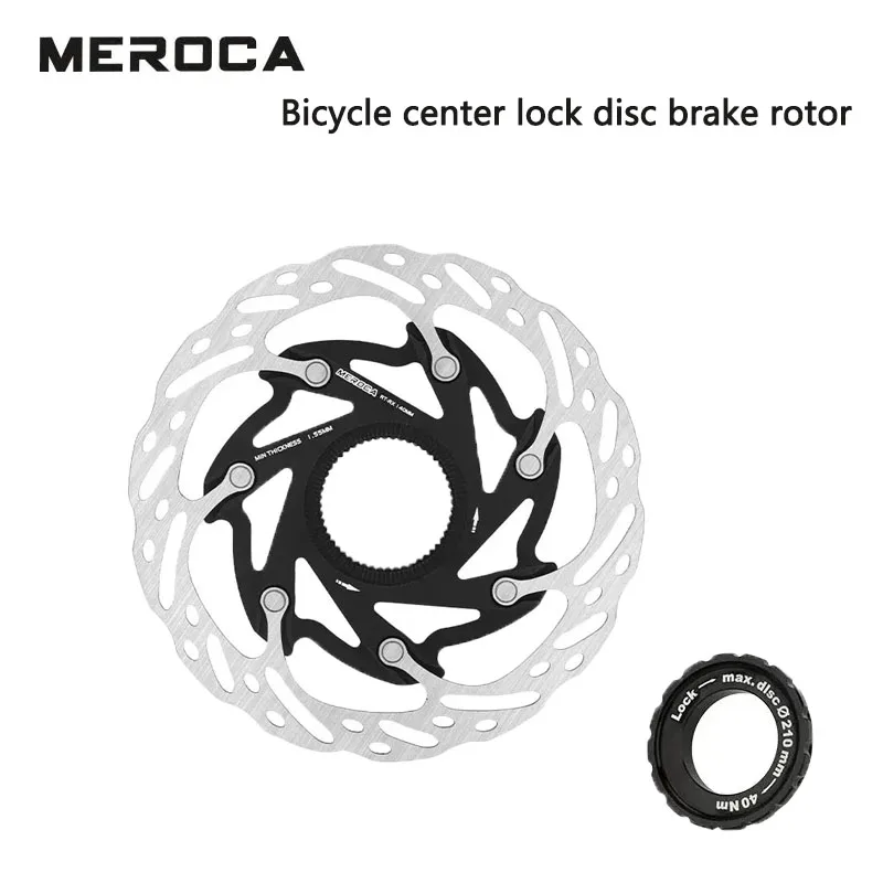 MEROCA XR 140mm 160mm alloy high carbon steel Mountain Bike Center Lock  ltra-light Heat Dissipation Bicycle Disc Brake Rotor